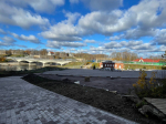 В Ивангороде благоустраивают площадь перед крепостью