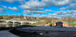 В Ивангороде благоустраивают площадь перед крепостью