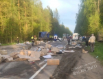 СМЕРТЕЛЬНОЕ ДТП на выезде из Кингисеппа (Фото+Видео)