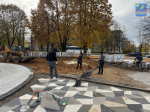 В Кингисеппе заканчивается благоустройство Октябрьского бульвара