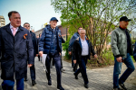 Губернатор Александр Дрозденко проверил подготовку к 99-летию области в Ивангороде
