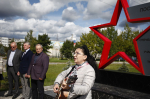 В поселке Кингисеппский открыт памятный знак в честь защитников Отечества